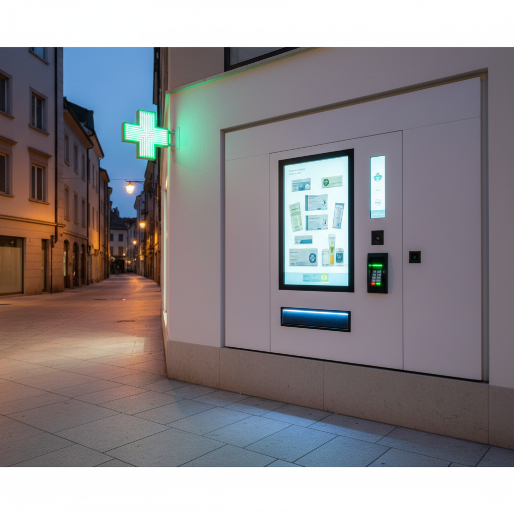 24/7 muurautomaat aan de gevel